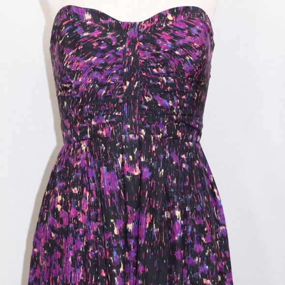 Purple Silk Halter Dress - Picture 10 of 14